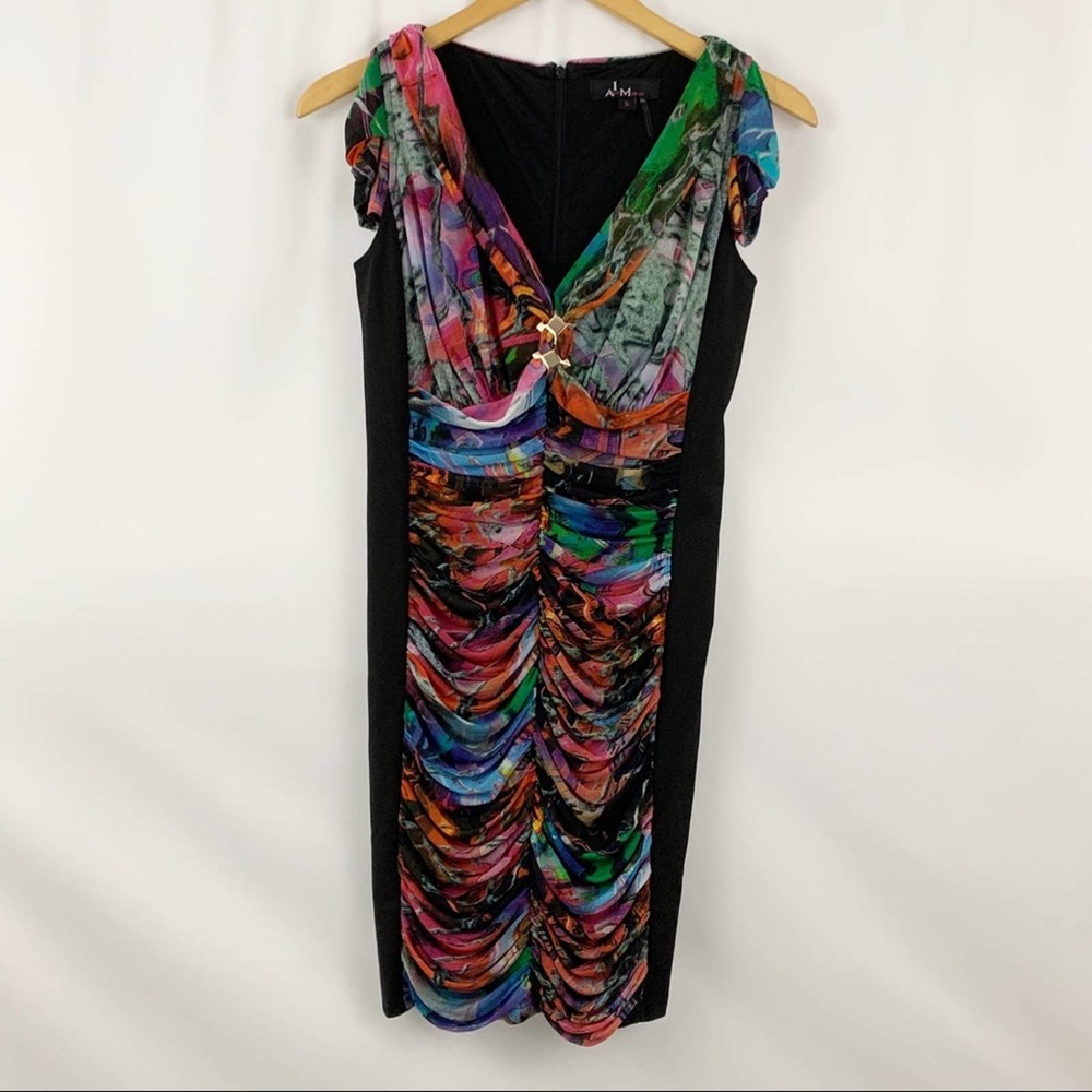 Alberto Makali Ruched  Dress S